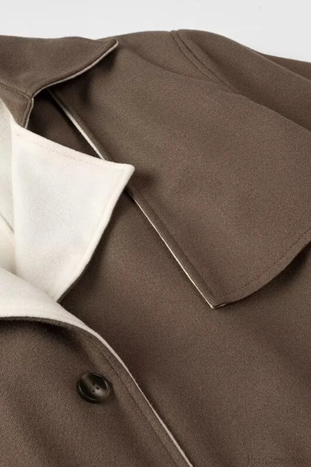 Vintage Elegant Double Faced Wool Coat