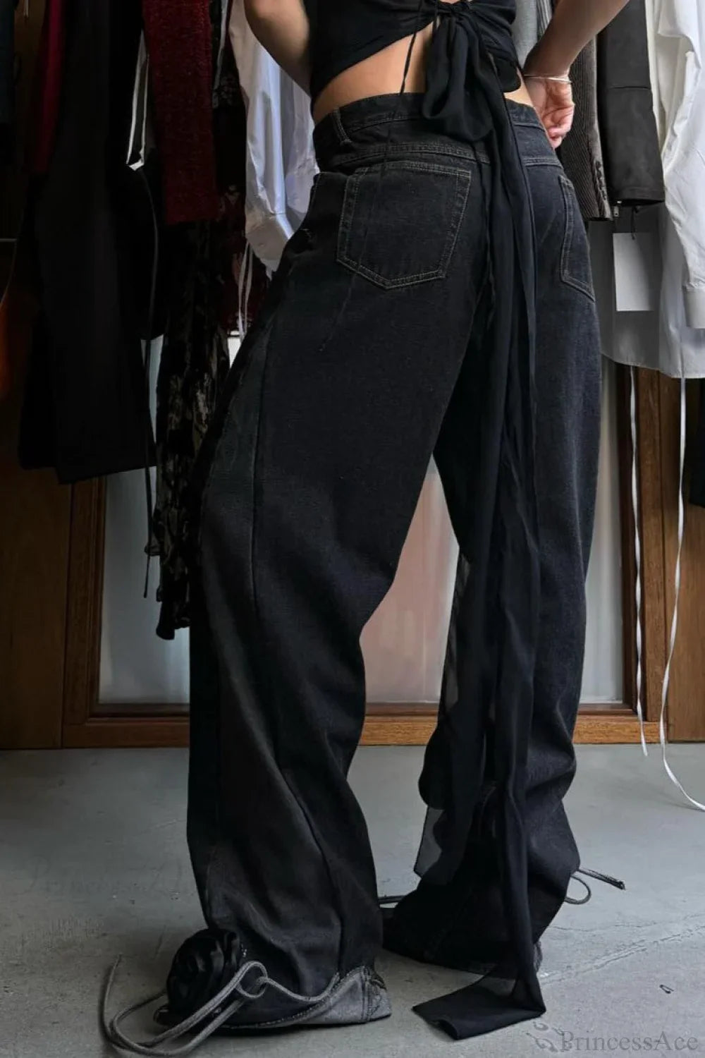 Vintage High-Waist Straight-Leg Jeans