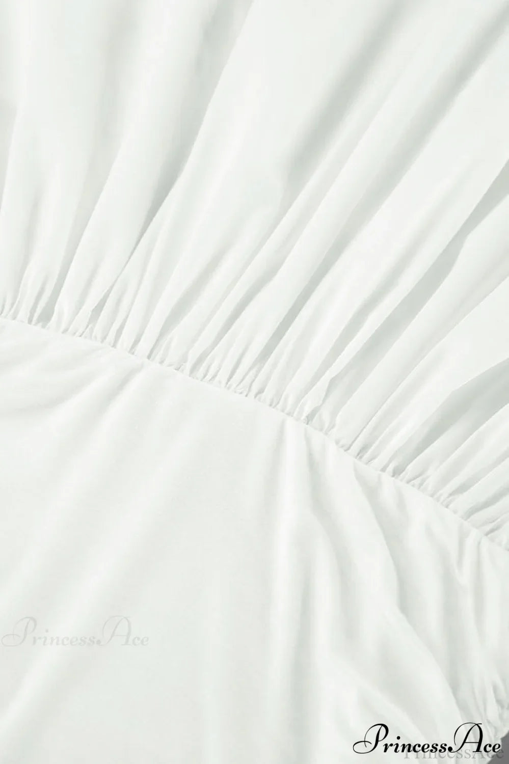 White Modal Strapless High Waist A Line Maxi Dress