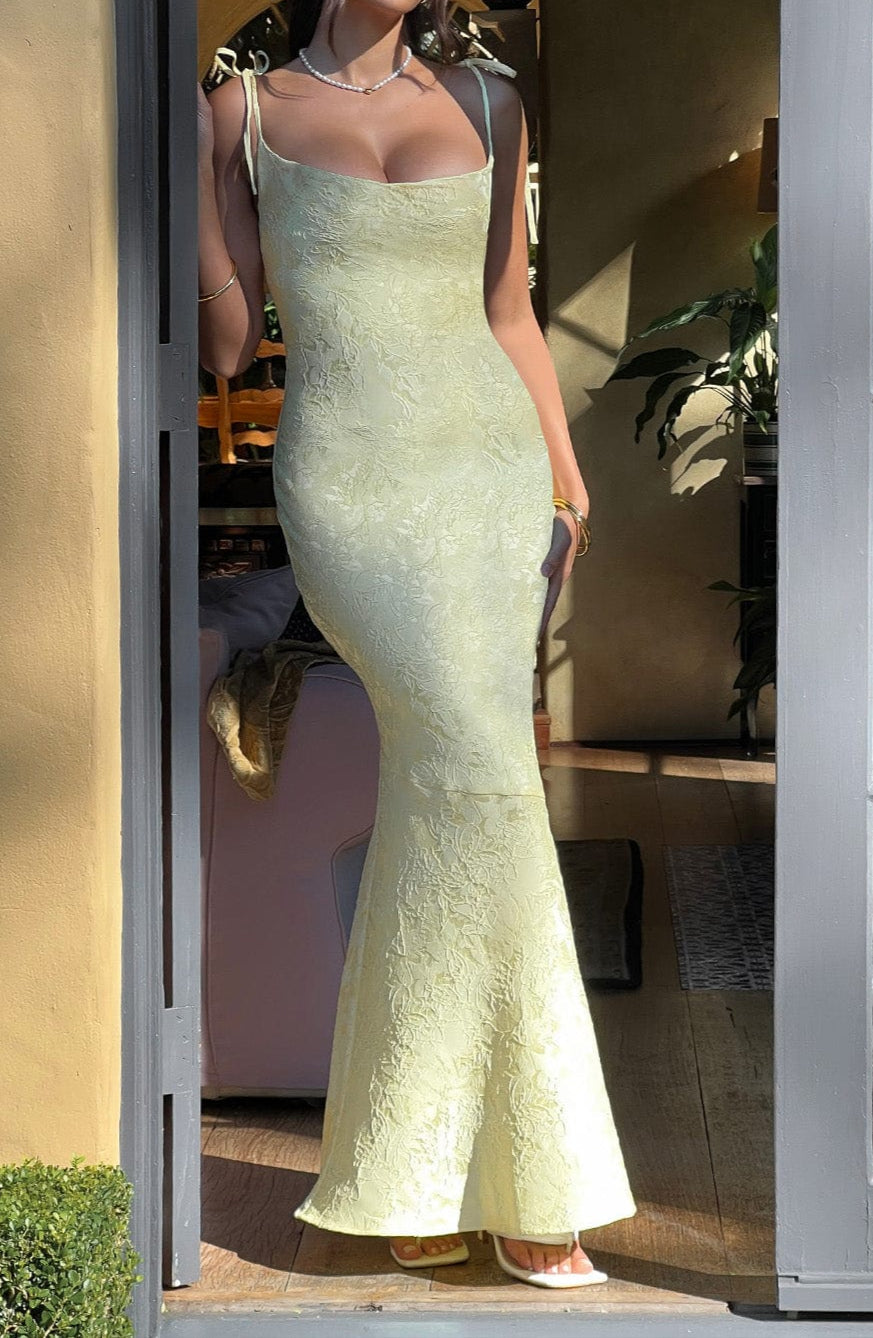 Gabriella Maxi Dress - Lemon