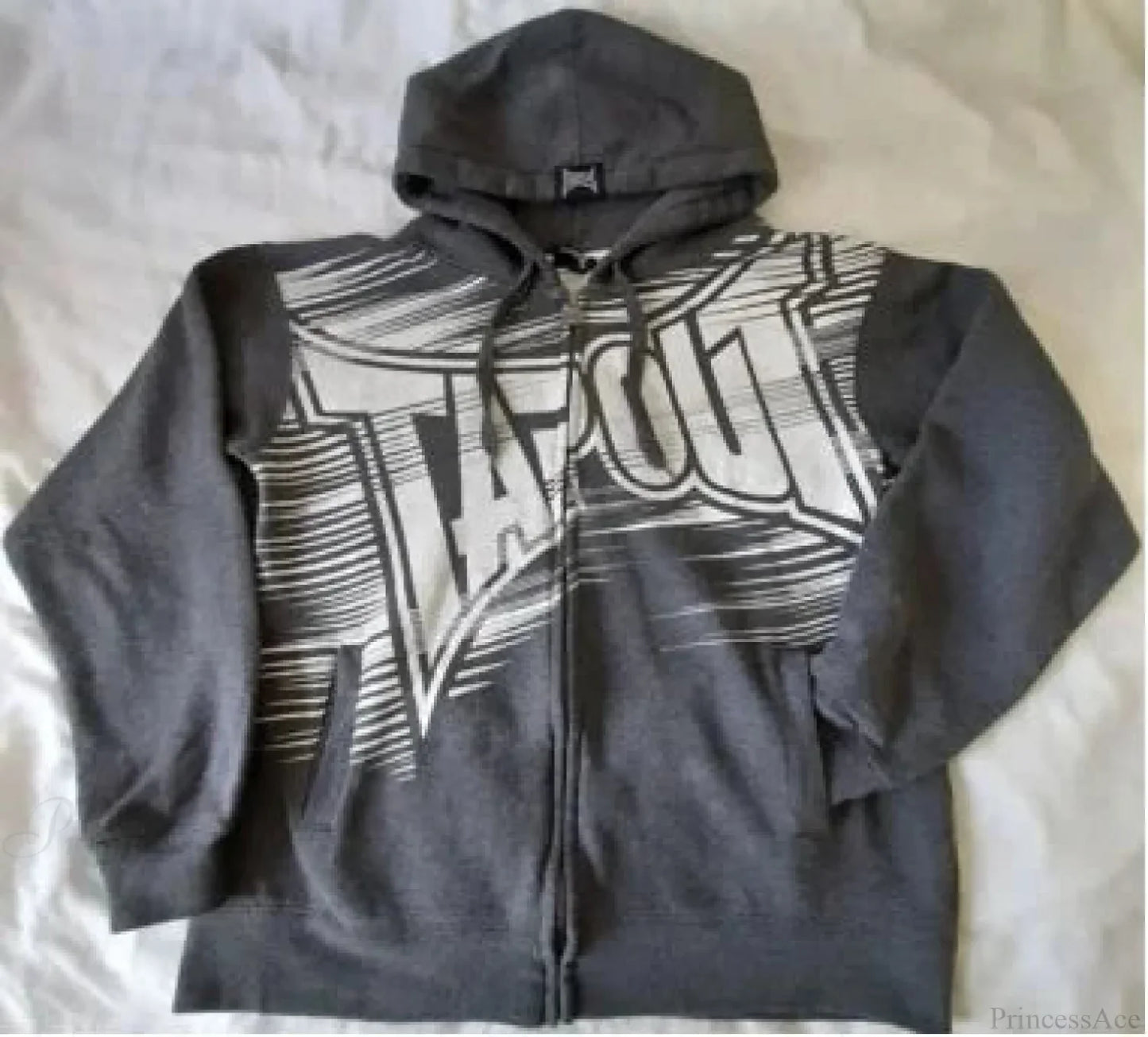 Y2K Mysterious Printed Zipper Hoodie