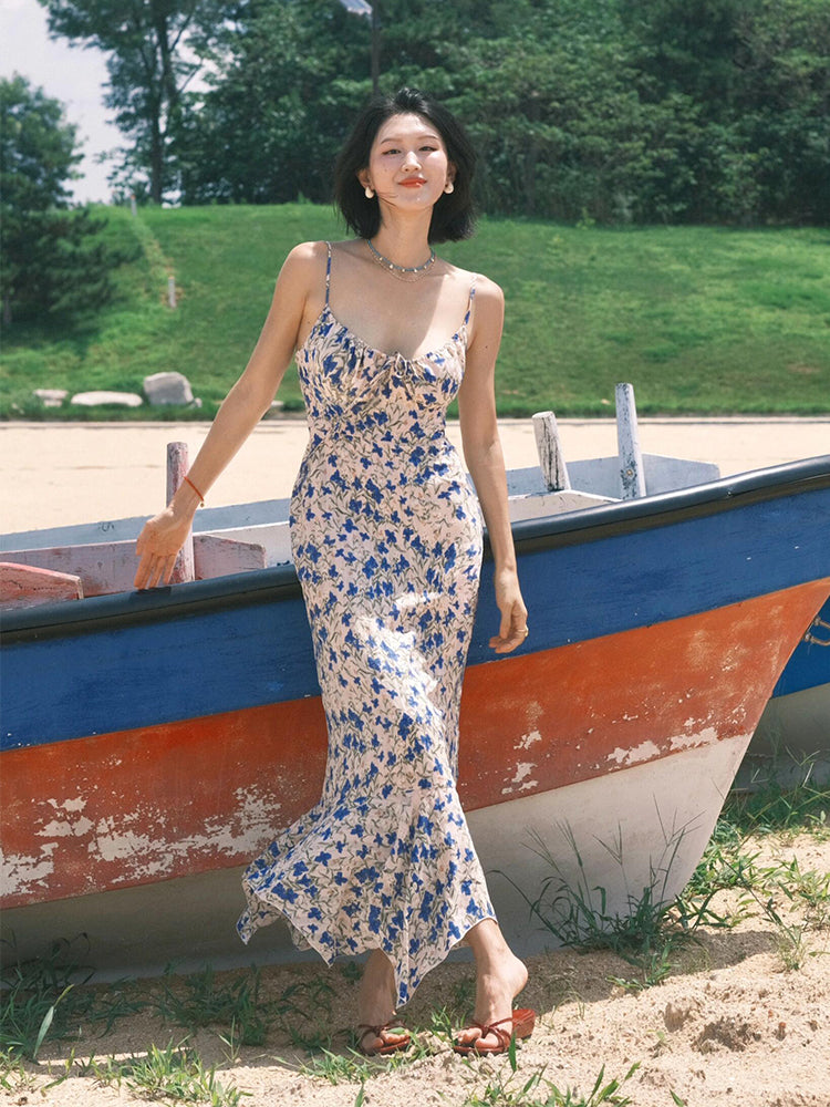 Floral Mermaid Maxi Dress