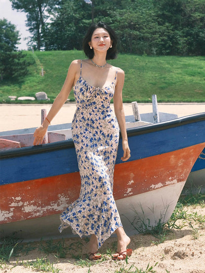 Floral Mermaid Maxi Dress