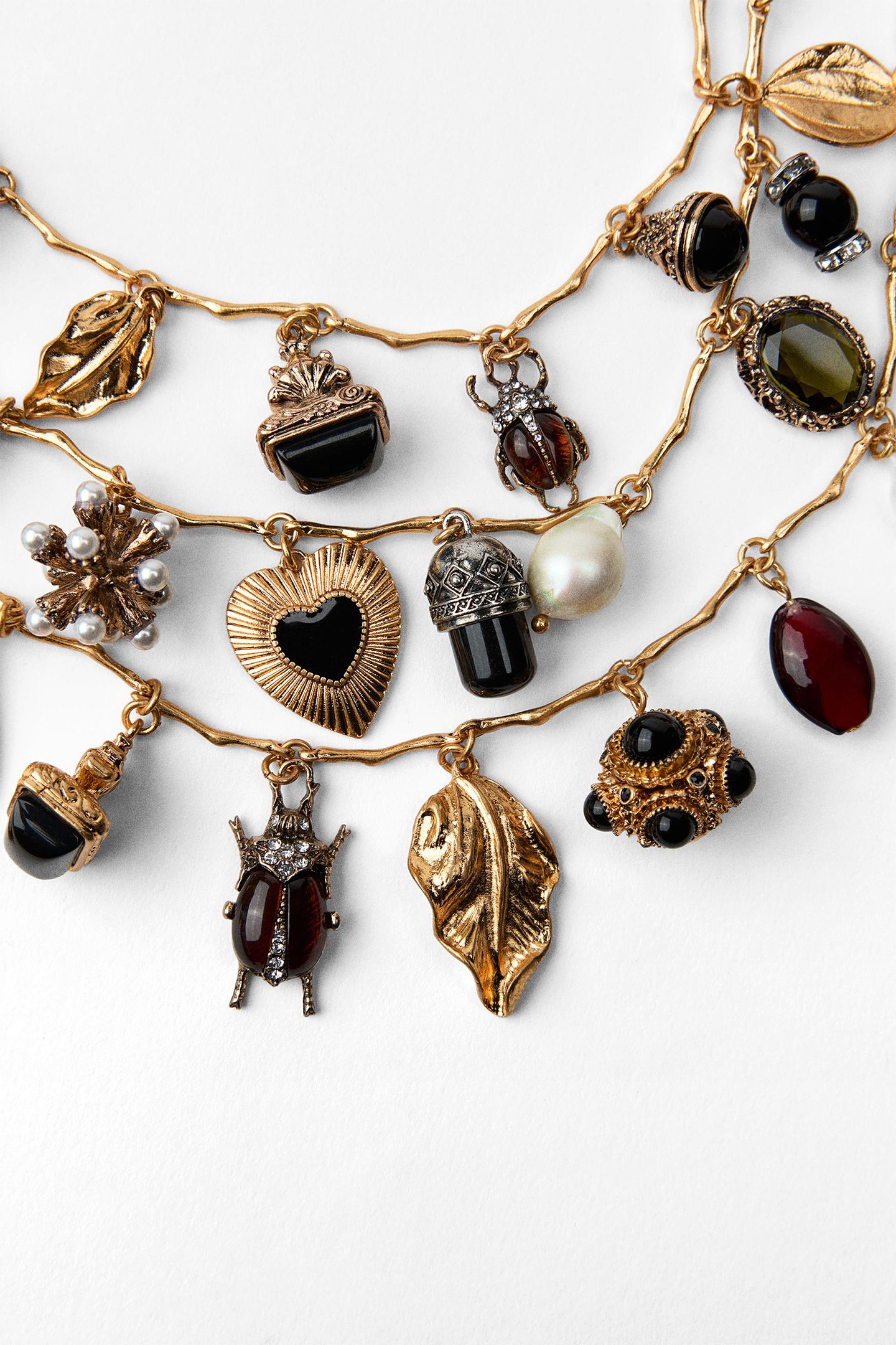 Three-Pack Multi Gemstone Necklace Set