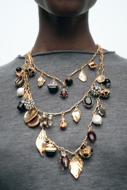 Three-Pack Multi Gemstone Necklace Set