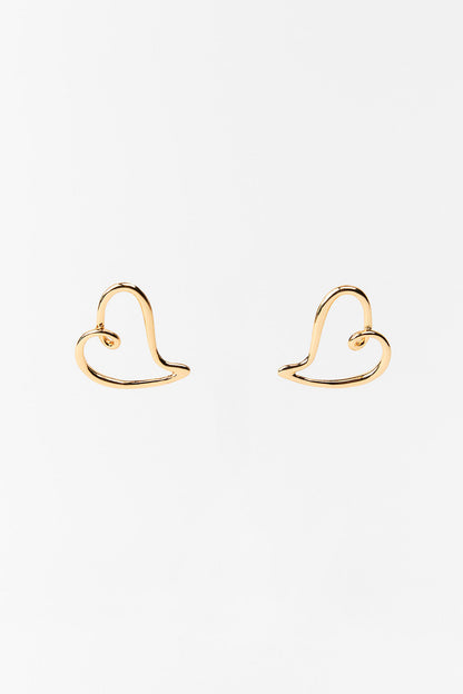 Heart Hoop Earrings