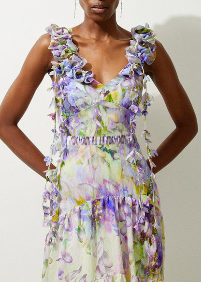 Garden Reverie - Ruffle Strap Floral Set