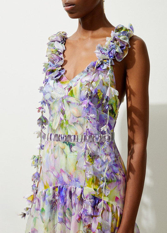 Garden Reverie - Ruffle Strap Floral Set