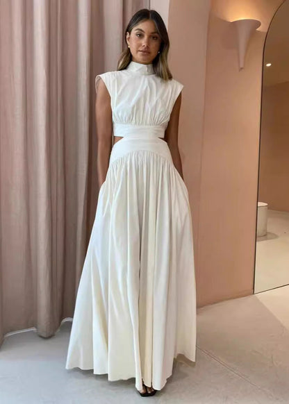 Isla Cut-Out Maxi Set – Sleeveless High-Neck Two-Piece