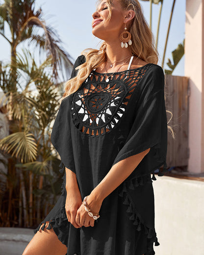 Tenue de plage tressée ethnique