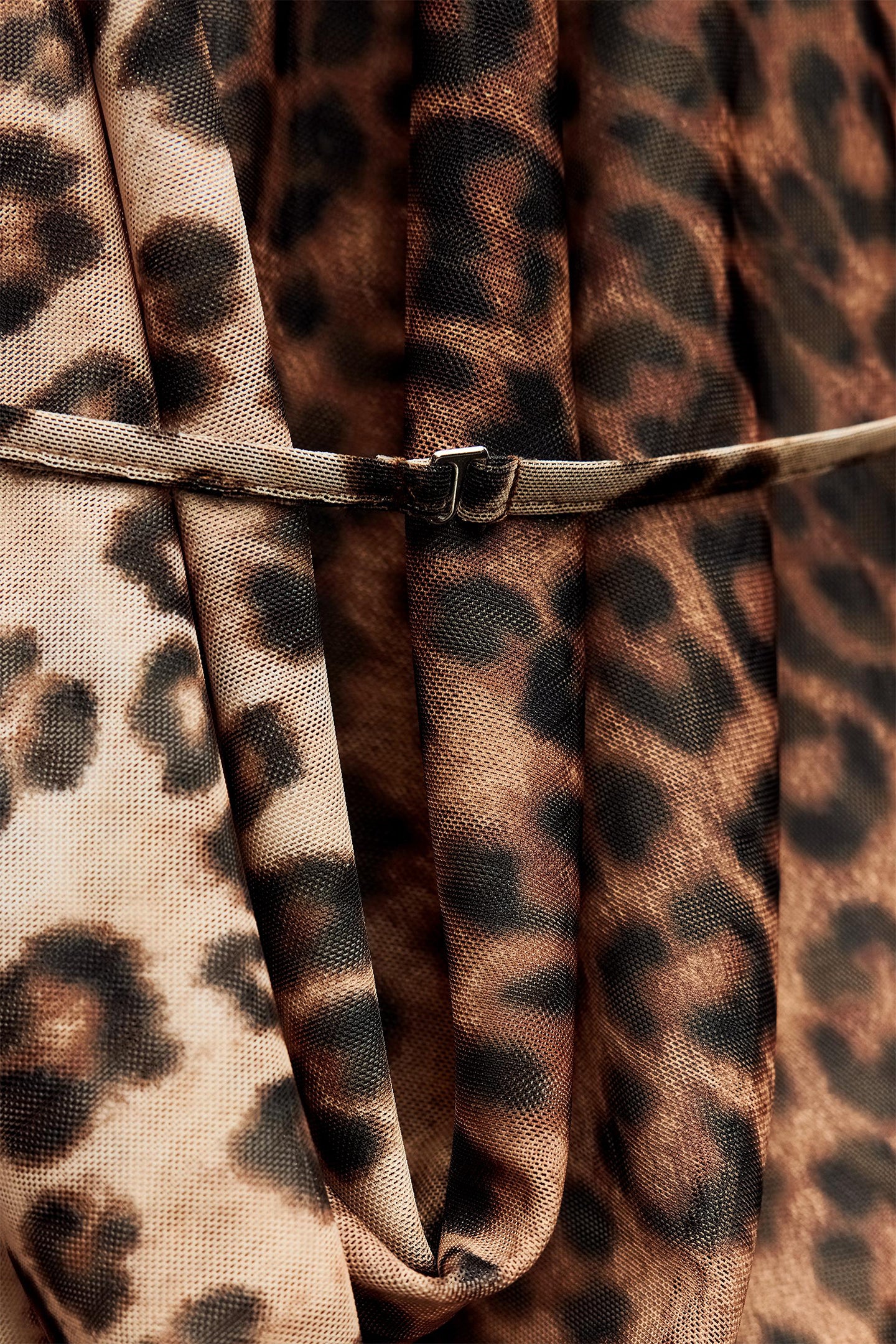 Marina Leopard Print Halter Maxi Dress