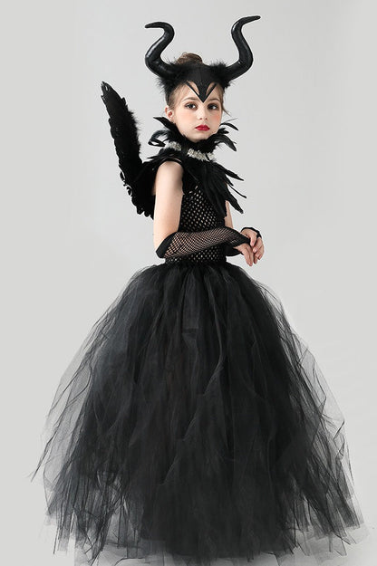 Evil Queen Gown Kid Halloween Costume