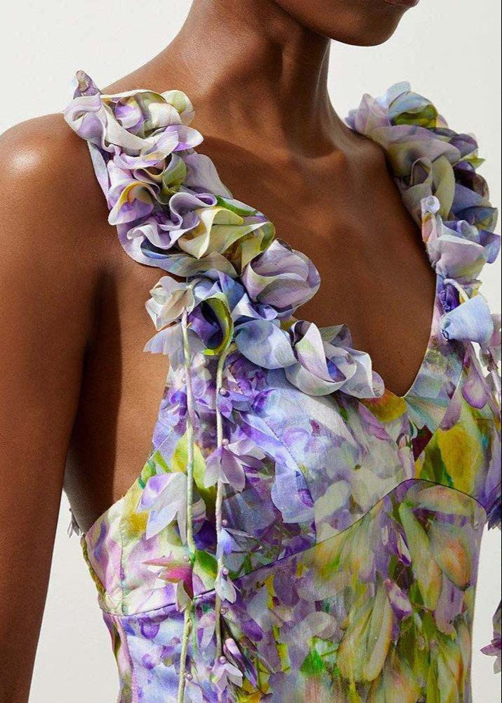 Garden Reverie - Ruffle Strap Floral Set