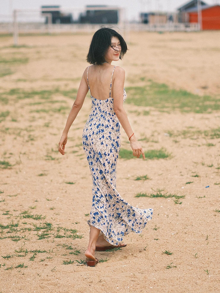 Floral Mermaid Maxi Dress