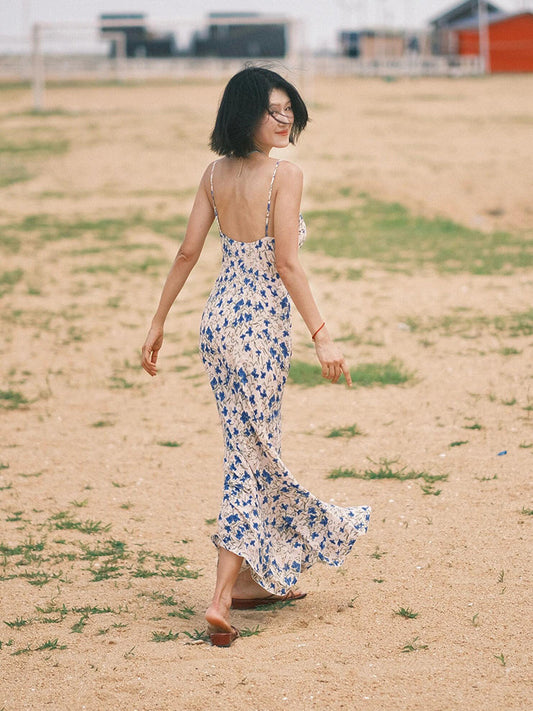 Floral Mermaid Maxi Dress