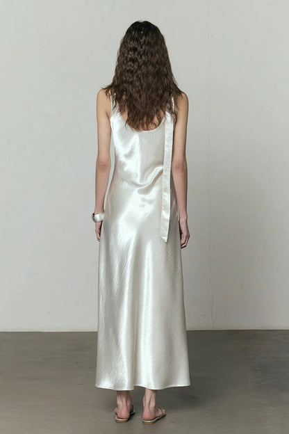 New Temperament V-Neck Maxi Dress