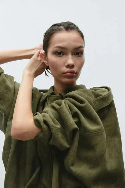 SUEDE BOMBER JACKET