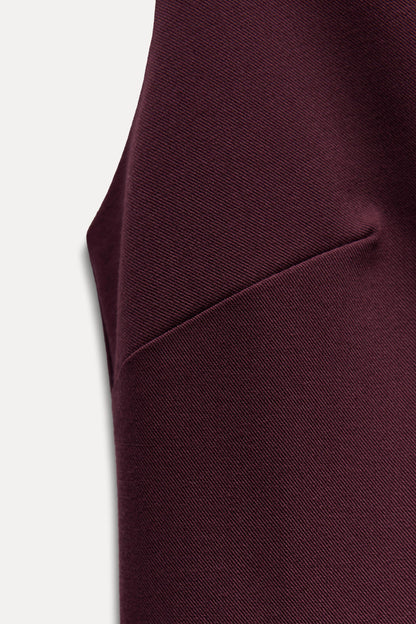 Belen V-neck Belted Mini Dress