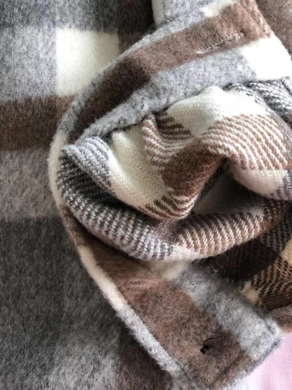 Plaid Pocketed Jacket