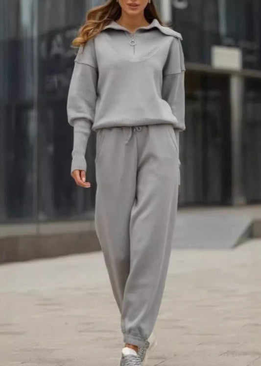 Cozy Zippered Lounge Set