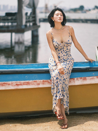 Floral Mermaid Maxi Dress