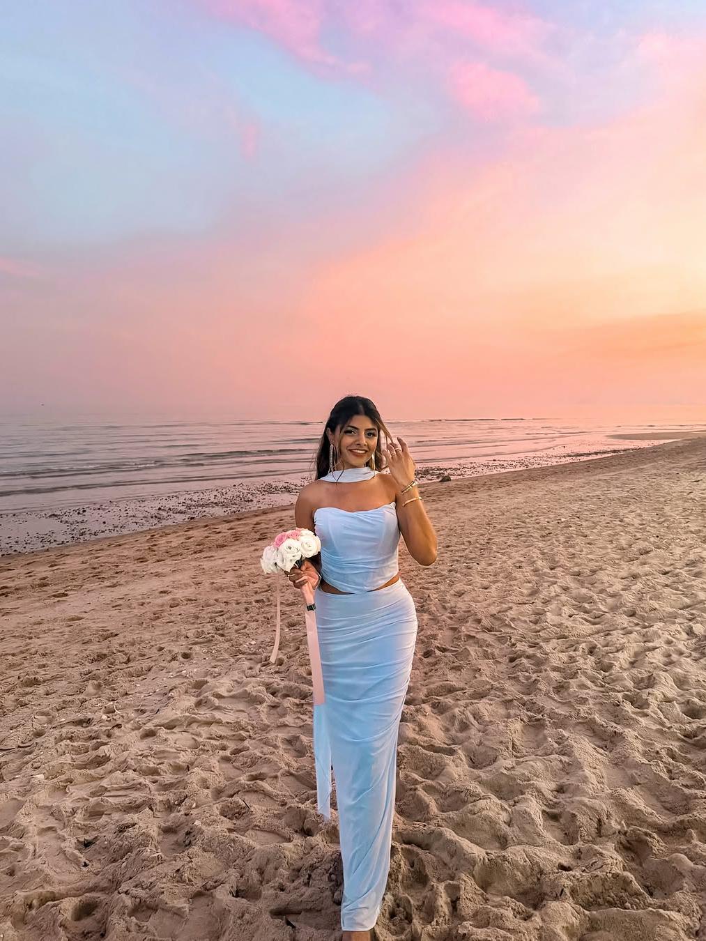 Tube Corset Top & Ruched Skirt Coord Set