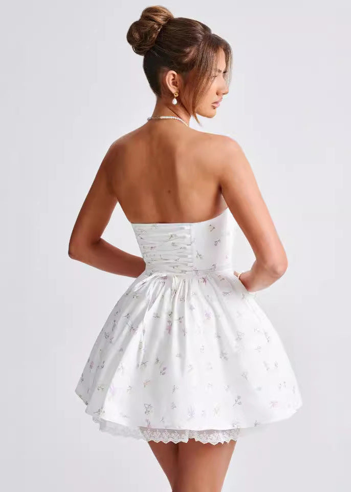 Isla - Strapless Corset Mini Dress