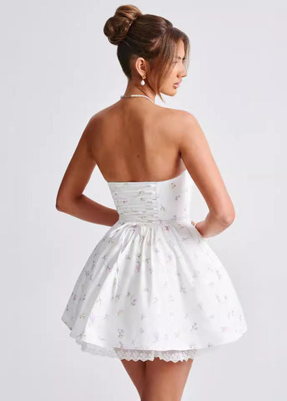 Isla - Strapless Corset Mini Dress