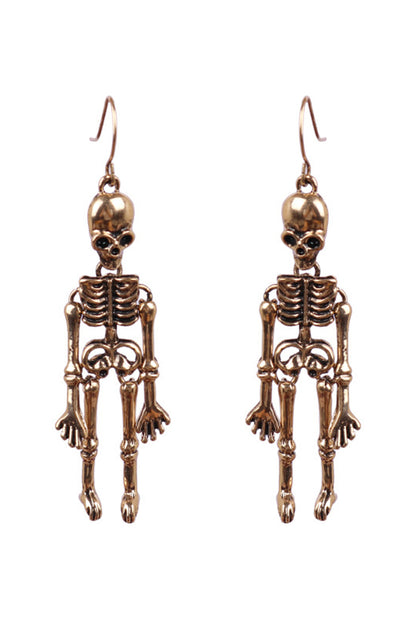 Halloween Dark Style Skull Earrings