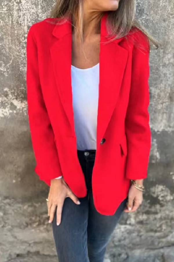 Fashionable and versatile lapel jacket