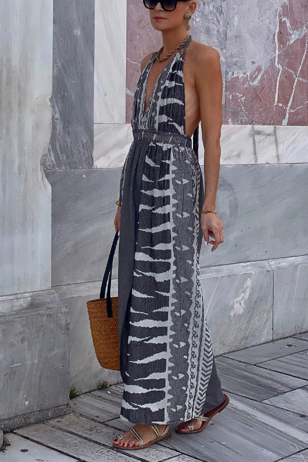 LONG NECKHOLDER DRESS SCORPIOS