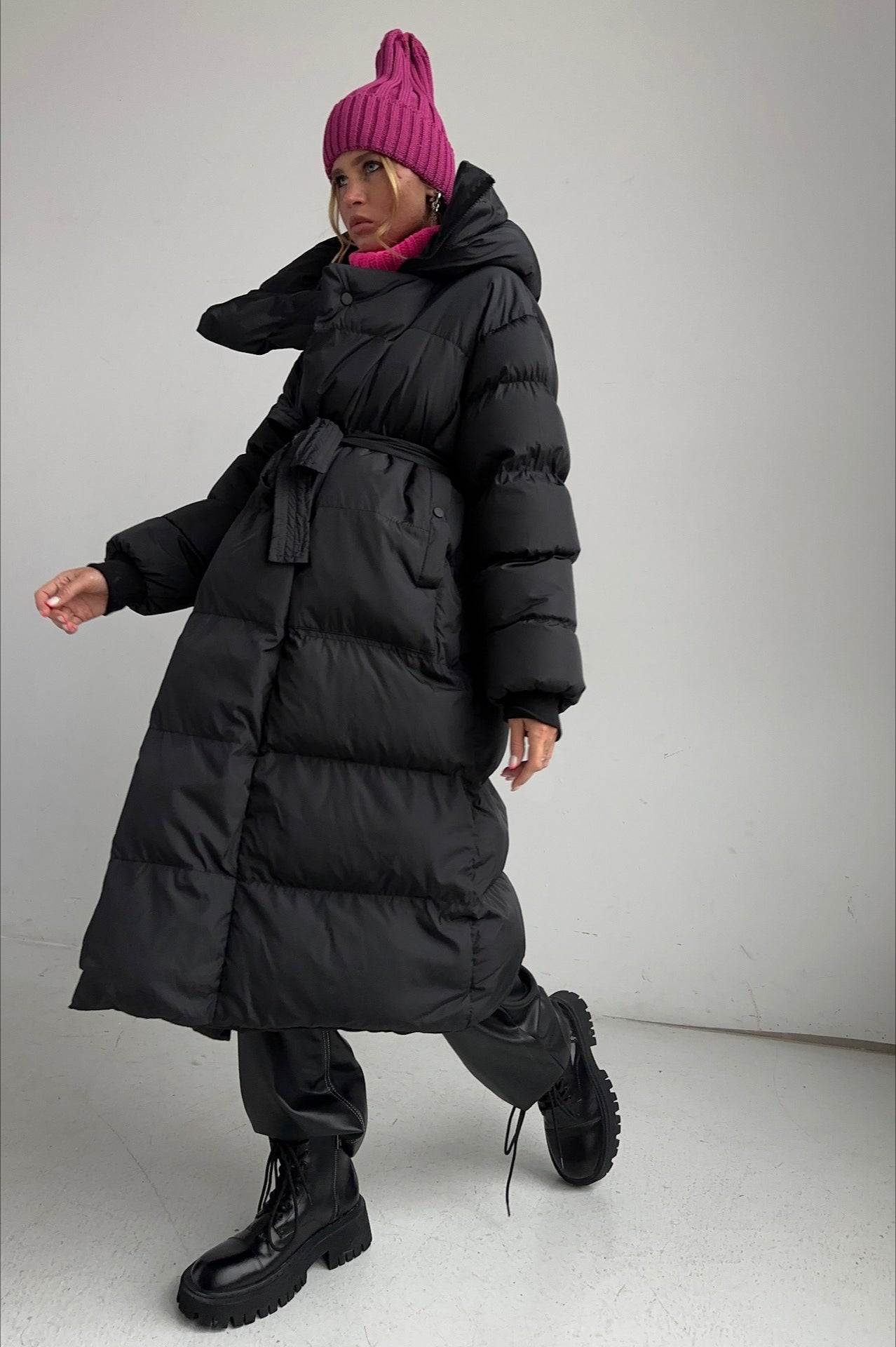 Casual Longline Insulated Puffer Jacket