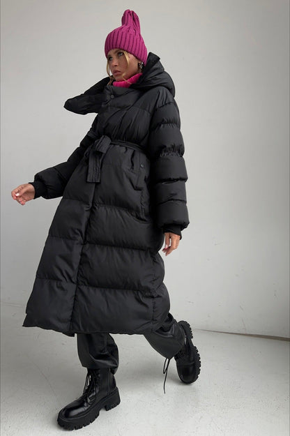 Casual Longline Insulated Puffer Jacket