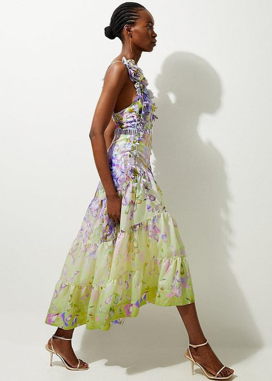 Garden Reverie - Ruffle Strap Floral Set