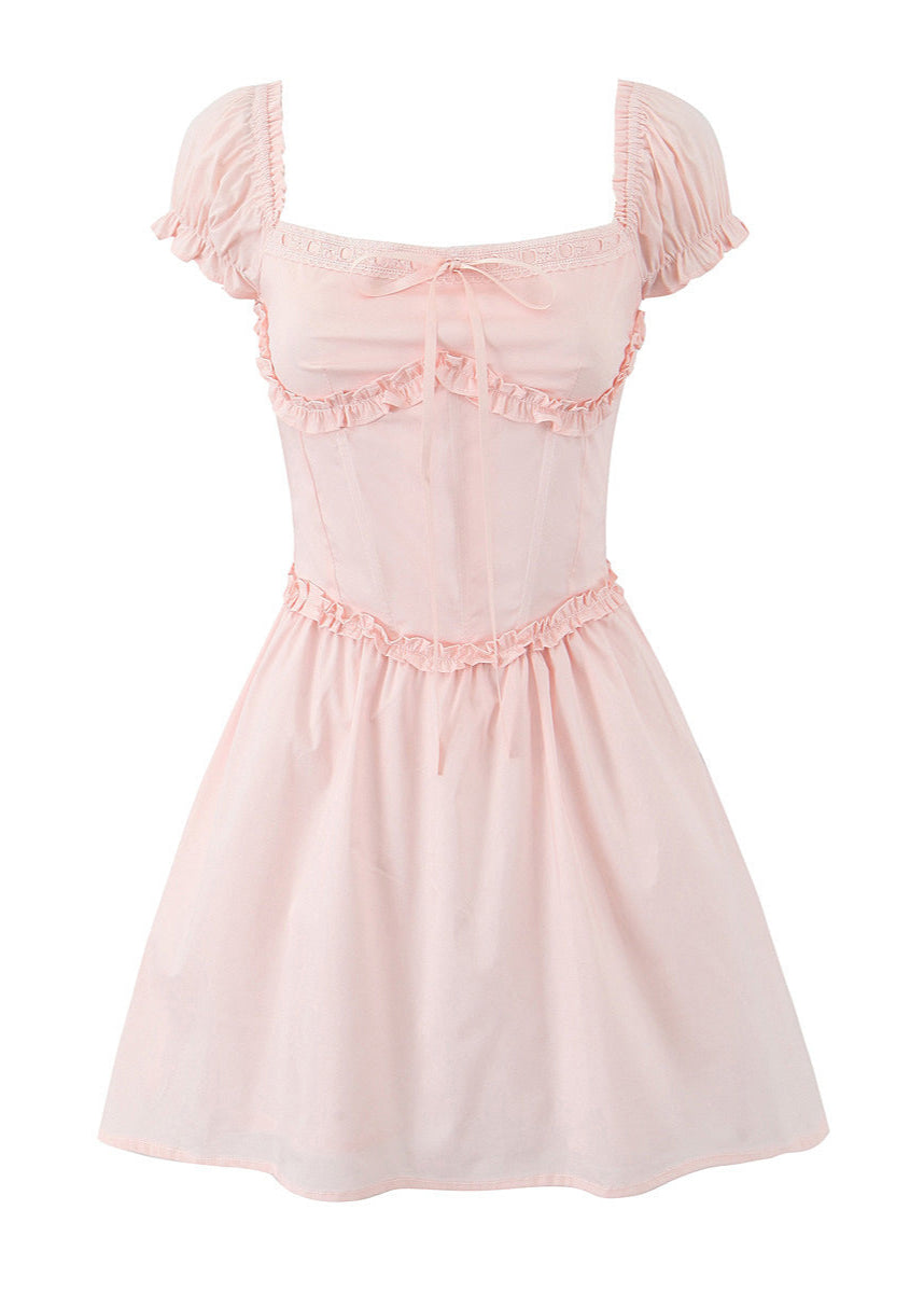 Amélie - Off-Shoulder Corset Mini Dress