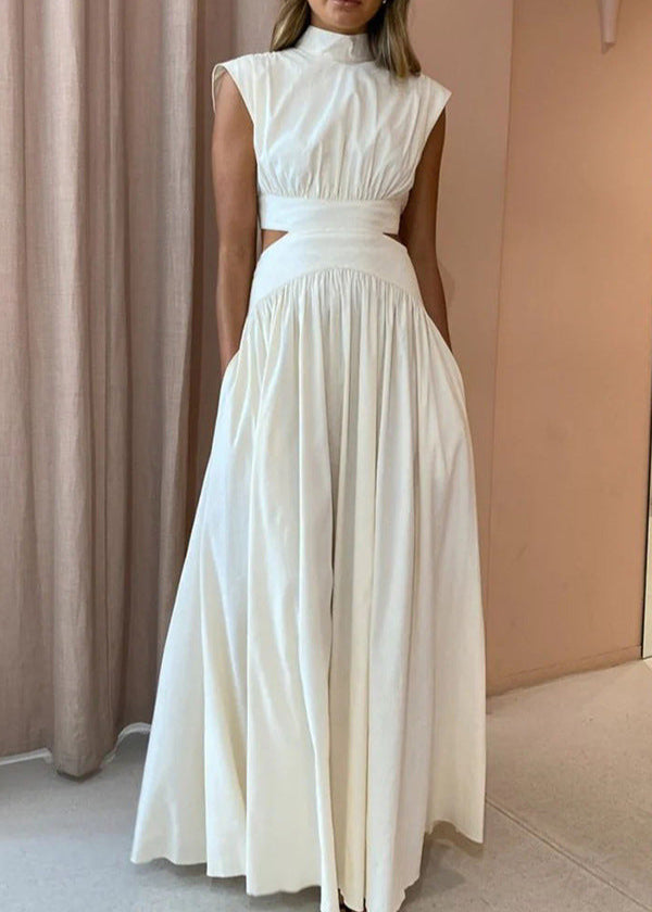 Isla Cut-Out Maxi Set – Sleeveless High-Neck Two-Piece