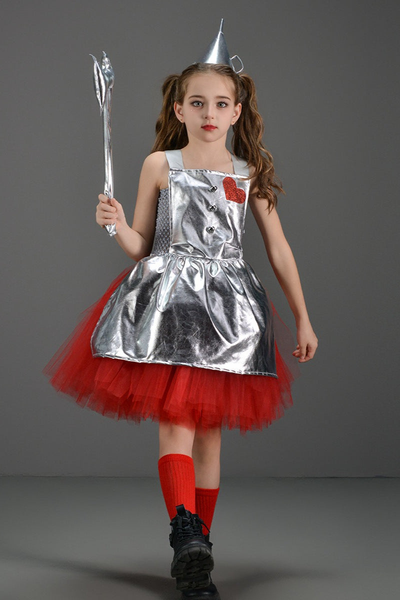 Tin Girl Dress Kid Halloween Costume