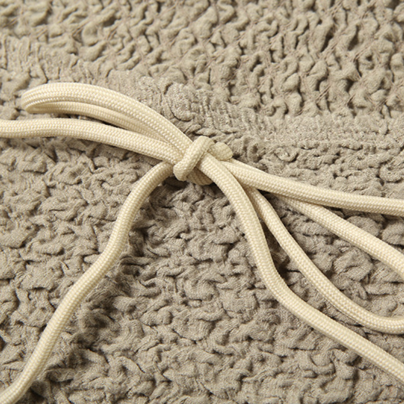 Textured halter self tie v neck hollow out cut out maxi dress