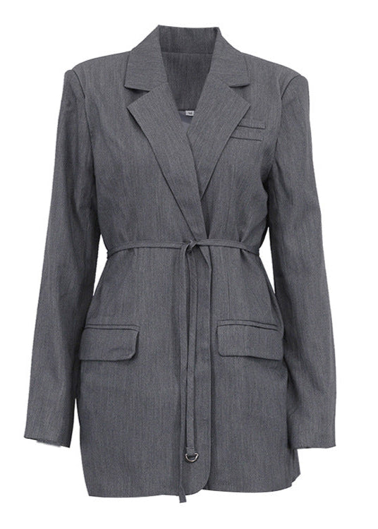 Selene - TailoRed Belted Blazer Dress