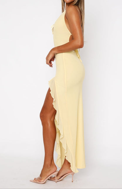 Monserrat Maxi Dress Lemon