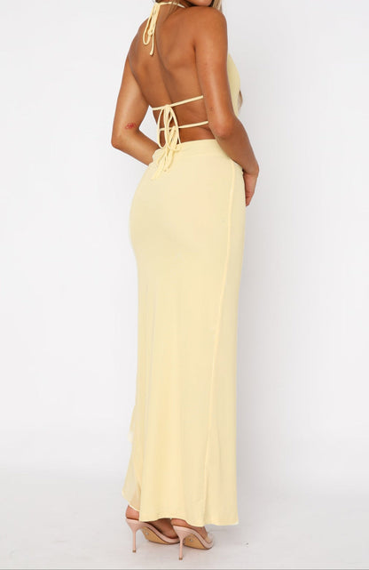 Monserrat Maxi Dress Lemon
