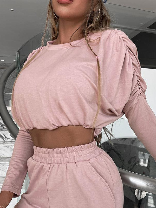 Dolman Sleeve Sweatshirts & Pants Co-Ord Set