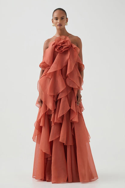 Tartar Castle Stacks Maxi Dress
