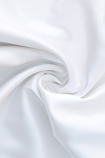 Lace Trim Asymmetrical A-line Skirt