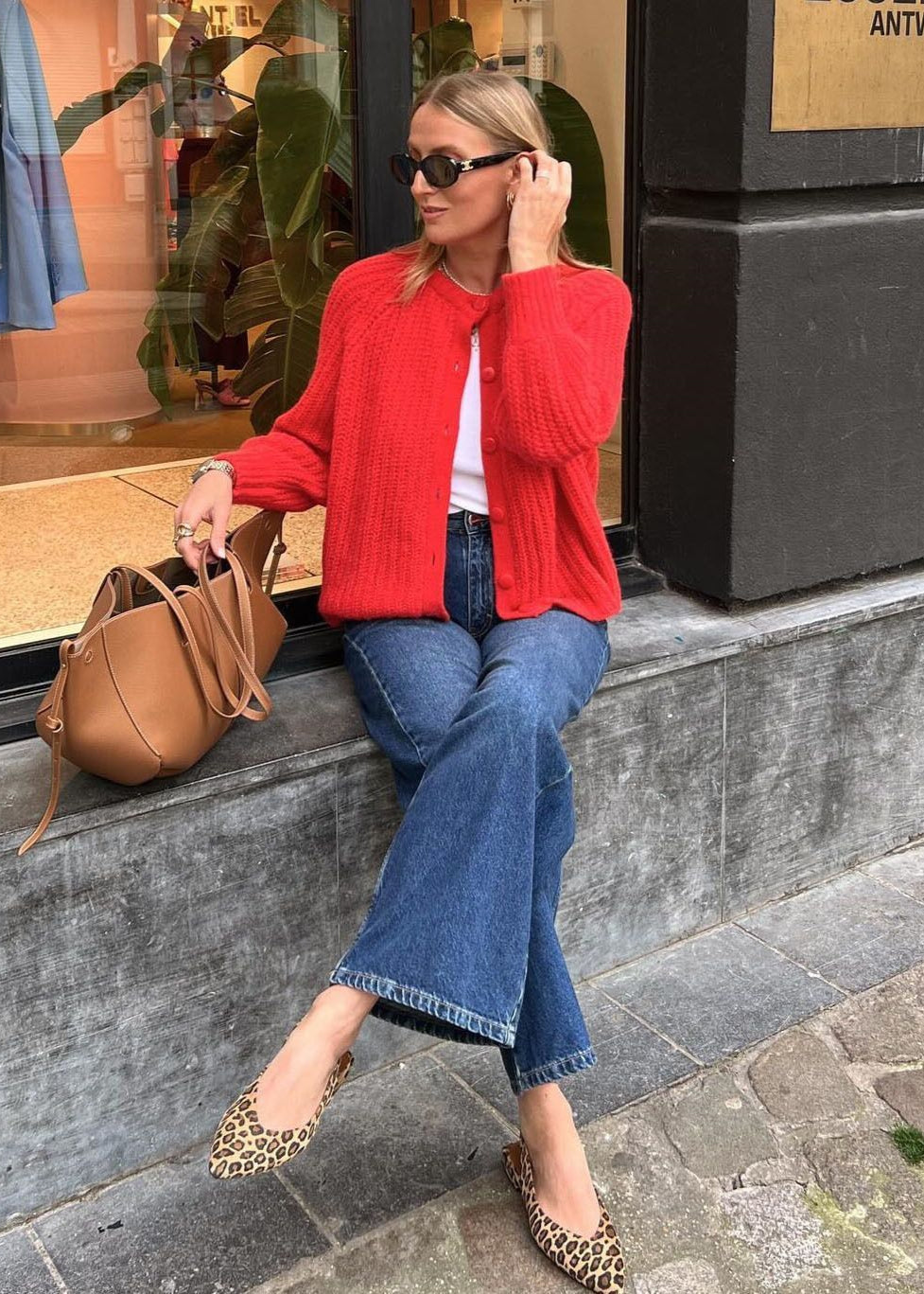 Arden Knit Button-Up Cardigan – Relaxed Fit Layer for Women