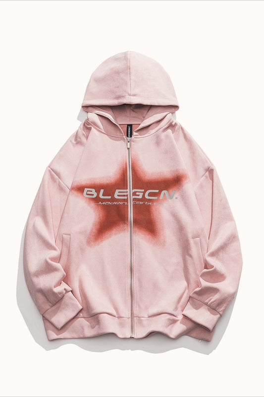 Vintage Oversized Pullover Hoodie