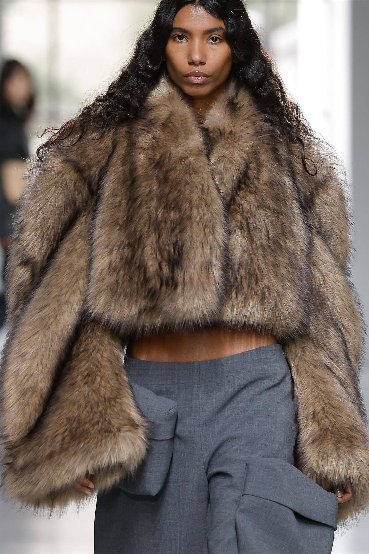 Vintage Faux Fur Short Coat