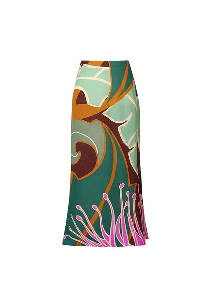 Halter Cross Backless Floral Swimsuit Set