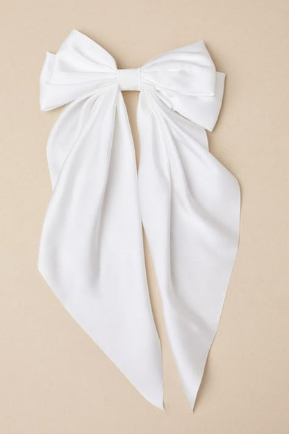 Sicily Satin Bowknot Hair Clip