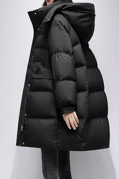 Long Oversize Insulated Puffer Jacket